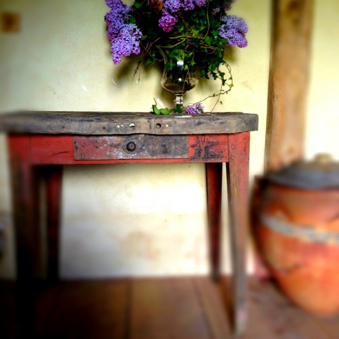  table rustique à la suédoise