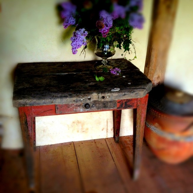  table rustique à la suédoise