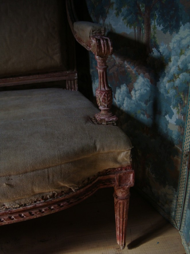 Canapé d'époque Louis XVI